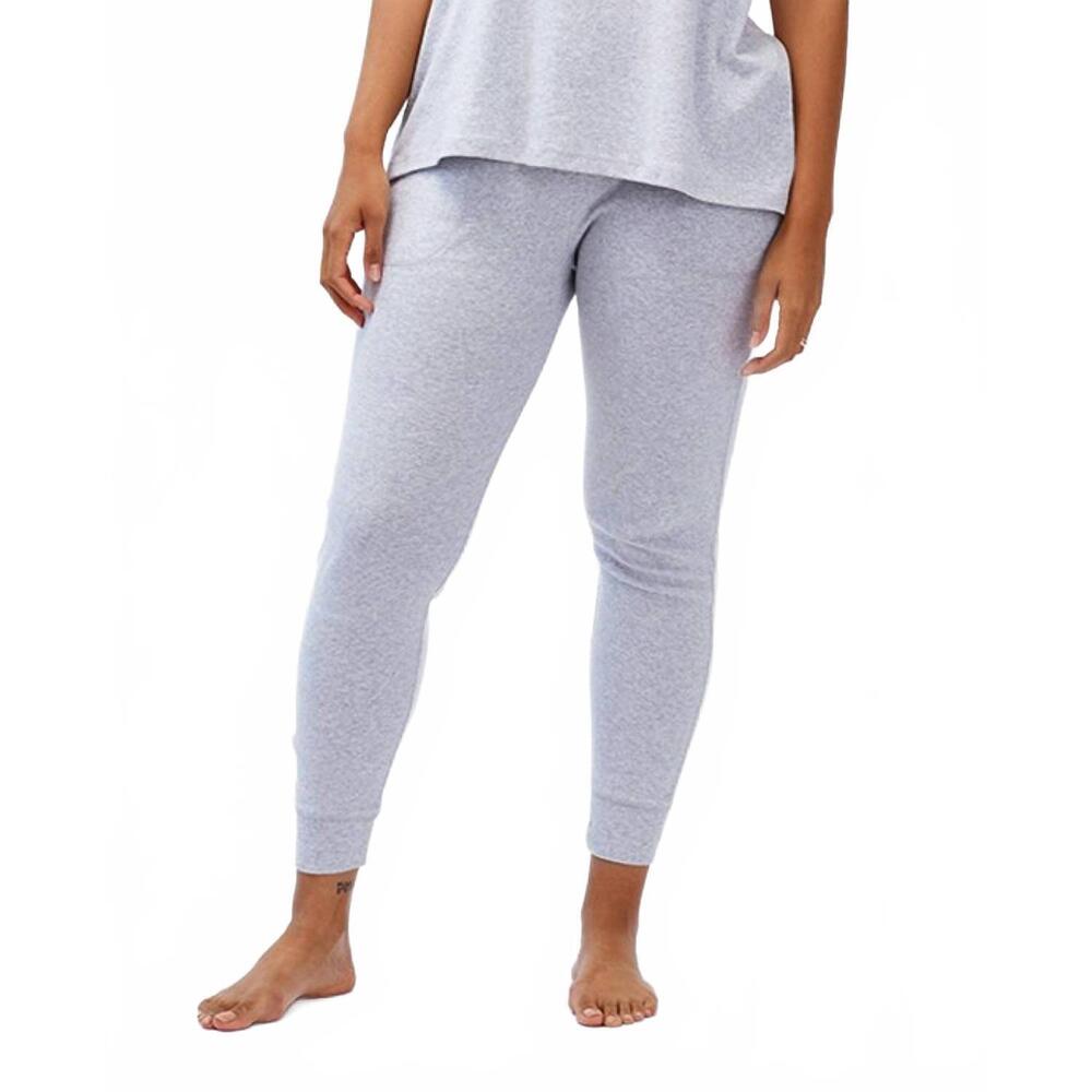 NEW UNDER THE CANOPY organic tapered jogger in light gray